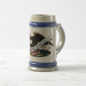 150th Gettysburg-Bier Stein Bierglas (VorderseiteRechts)