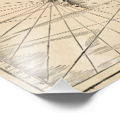 1513 World map by Martin Waldseemuller Fotodruck (Ecke)