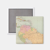 15152 Südamerika politisch Magnet (Vorderseite/Rückseite)