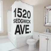 1520 SEDGWICK AVE. DUSCHVORHANG (Beispiel)
