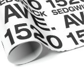 1520 SEDGWICK AVE. GESCHENKPAPIER (Rolleneckpunkt)