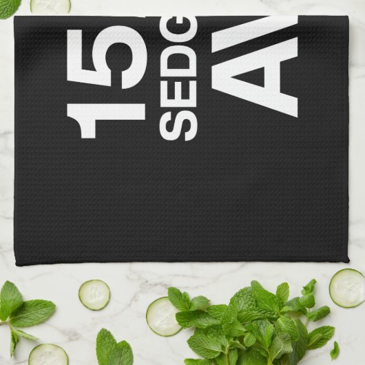 1520 SEDGWICK AVE. GESCHIRRTUCH (Gefaltet)