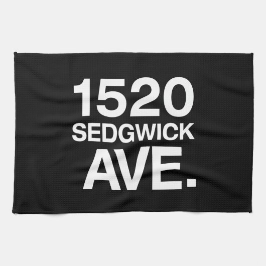 1520 SEDGWICK AVE. GESCHIRRTUCH (Horizontal)
