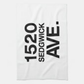 1520 SEDGWICK AVE. GESCHIRRTUCH (Vertikal)