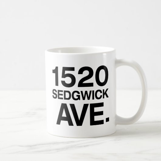 1520 SEDGWICK AVE. KAFFEETASSE (Rechts)