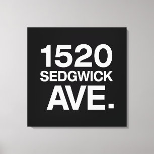 1520 SEDGWICK AVE. LEINWANDDRUCK