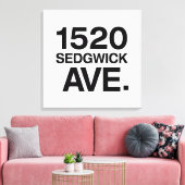 1520 SEDGWICK AVE. LEINWANDDRUCK (Insitu (Wohnzimmer))