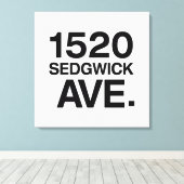 1520 SEDGWICK AVE. LEINWANDDRUCK (Insitu (Holzboden))