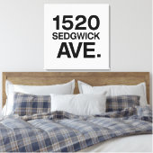 1520 SEDGWICK AVE. LEINWANDDRUCK (Insitu (Schlafzimmer))