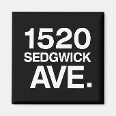 1520 SEDGWICK AVE. MAGNET (Vorne)