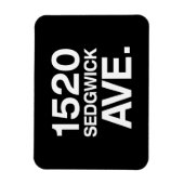 1520 SEDGWICK AVE. MAGNET (Vertikal)
