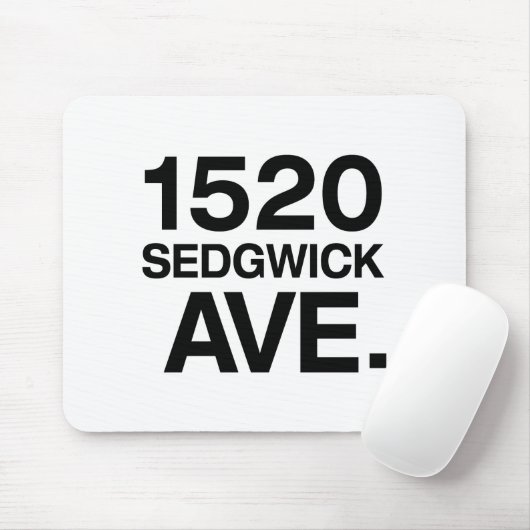 1520 SEDGWICK AVE. MOUSEPAD (Mit Mouse)