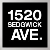 1520 SEDGWICK AVE. POSTER (Vorne)