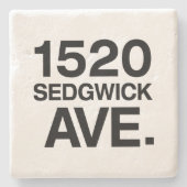1520 SEDGWICK AVE. STEINUNTERSETZER (Vorderseite)