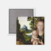 1525, Madonna und Kind Magnet (Vorderseite/Rückseite)
