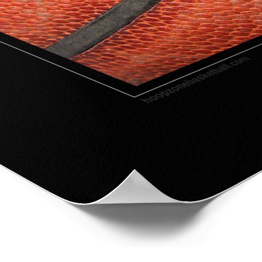 #152 (Matte) Basketball-Poster Poster (Ecke)