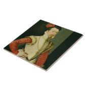 (1532-88) 1. Graf Roberts Dudley Leicester, c.1 Fliese (Seite)