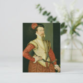 (1532-88) 1. Graf Roberts Dudley Leicester, c.1 Postkarte (Stehend Vorderseite)