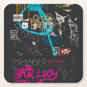 153 flach a-b rechteckiger pappuntersetzer