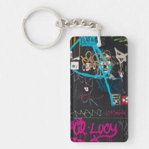 153 flach a-b schlüsselanhänger