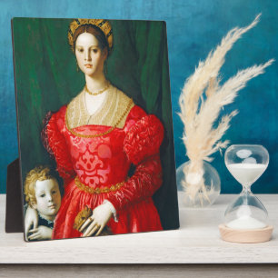1540, eine junge Frau und ihr kleiner Junge Fotoplatte
