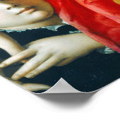 1540, eine junge Frau und ihr kleiner Junge Poster (Ecke)