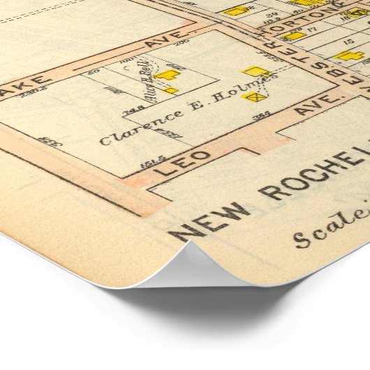 154155 New Rochelle Poster (Ecke)