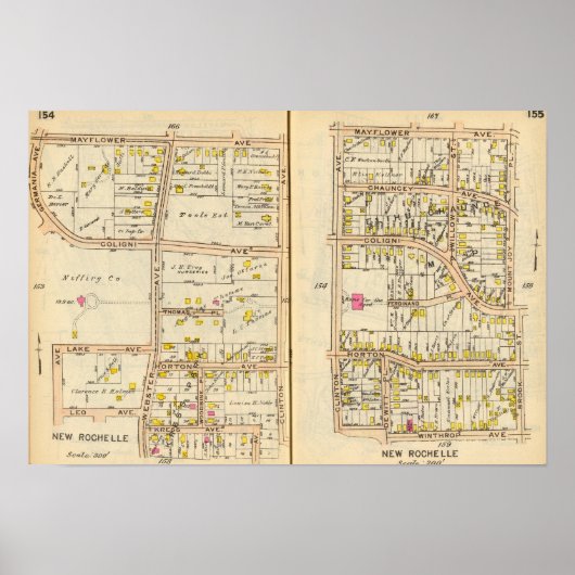 154155 New Rochelle Poster (Vorne)