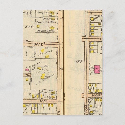 154155 New Rochelle Postkarte (Vorderseite)