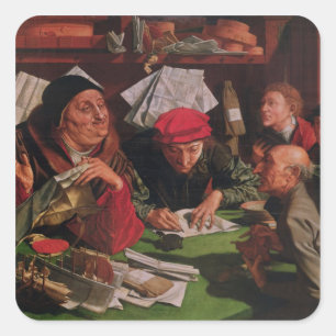 1545, Rechtsanwaltsbüro Quadratischer Aufkleber