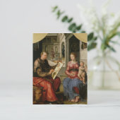 1545, St. Luke Painting the Jungfrau Postkarte (Stehend Vorderseite)