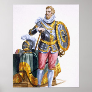 (1546-92) Herzog Alessandro-Farnese Parma von 'R Poster