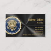 [154] Abzeichen des Präsidenten [PSB] Visitenkarte (Rückseite)