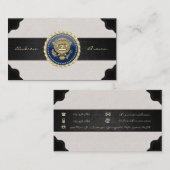 [154] Abzeichen des Präsidenten [PSB] Visitenkarte (Vorne/Hinten)