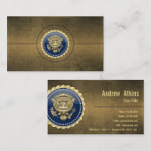 [154] Abzeichen des Präsidenten [PSB] Visitenkarte (Vorne/Hinten)