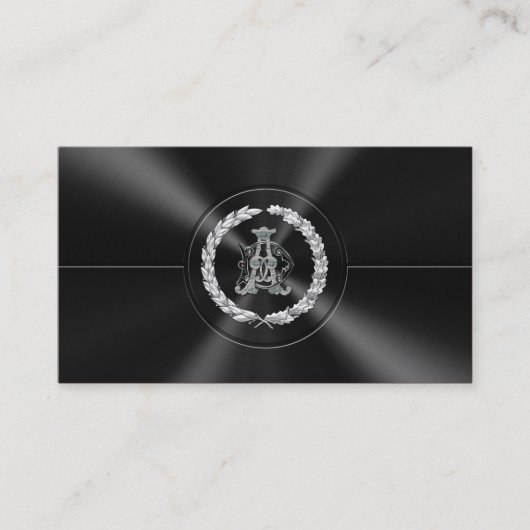 [154] AD & DA Monogramm [Silber] Visitenkarte (Vorderseite)