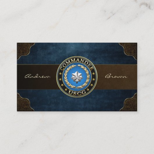[154] CG: Commander (CDR) Visitenkarte (Vorderseite)