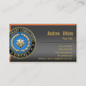 [154] CG: Oberbefehlshaber (LCDR) Visitenkarte (Rückseite)