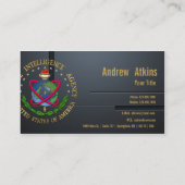 [154] Defense Intelligence Agency: DIA Special Visitenkarte (Rückseite)