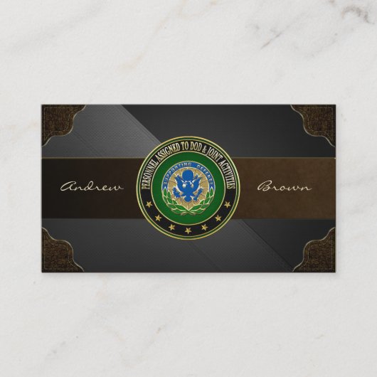 [154] DOD & Joint Activities DUI Special Edition Visitenkarte (Vorderseite)