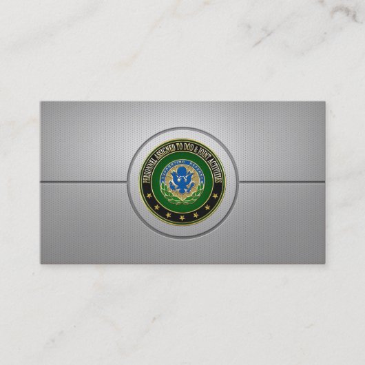 [154] DOD u. Sonderausgabe gemeinsame Tätigkeiten Visitenkarte (Vorderseite)