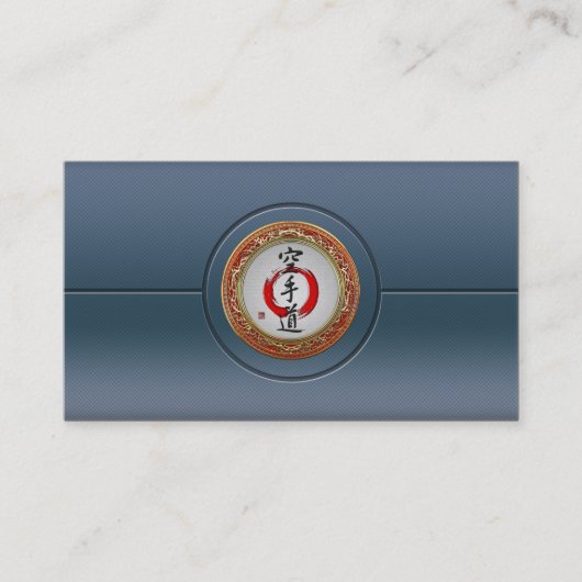 [154] Japanische Kalligraphie - Karate-do Visitenkarte (Vorderseite)