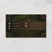 [154] Keltischer Baum des Lebens [Gold] Visitenkarte (Rückseite)