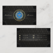 [154] Küstenwache: Kapitän (CAPT) Visitenkarte (Vorne/Hinten)