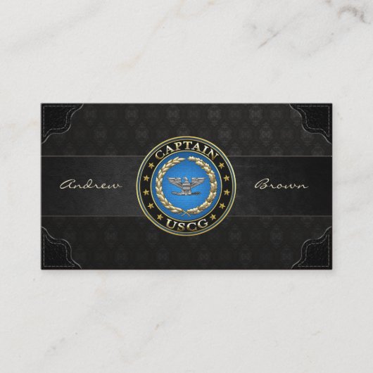 [154] Küstenwache: Kapitän (CAPT) Visitenkarte (Vorderseite)