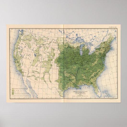 154 Mais/Quadratmeile Poster (Vorne)