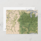 154 Mais/Quadratmeile Postkarte (Vorne/Hinten)