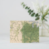 154 Mais/Quadratmeile Postkarte (Stehend Vorderseite)