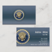 [154] Präsidentenservice-Abzeichen [PSB] Visitenkarte (Vorne/Hinten)
