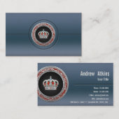 [154] Prinzessin King-Queen Crown [Silver] Visitenkarte (Vorne/Hinten)